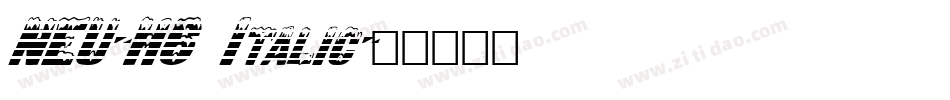 NEU-H6 Italic字体转换